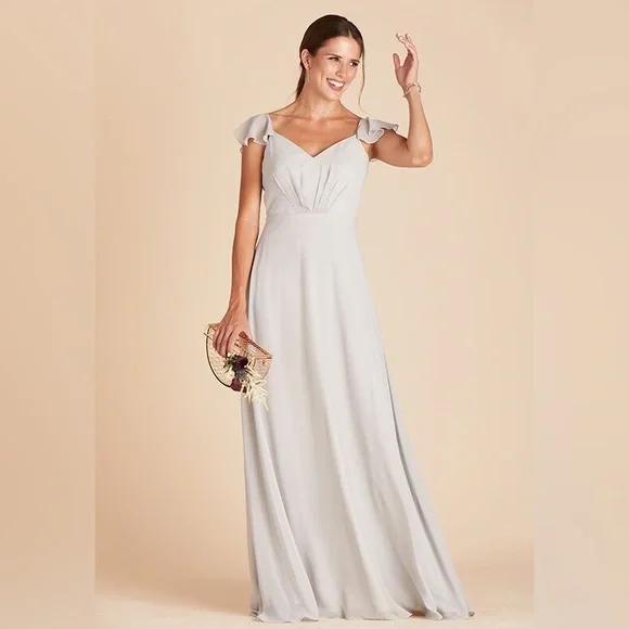 birdy grey kae dress Sea Glass Bridesmaid Dress Crepe Size 2XL